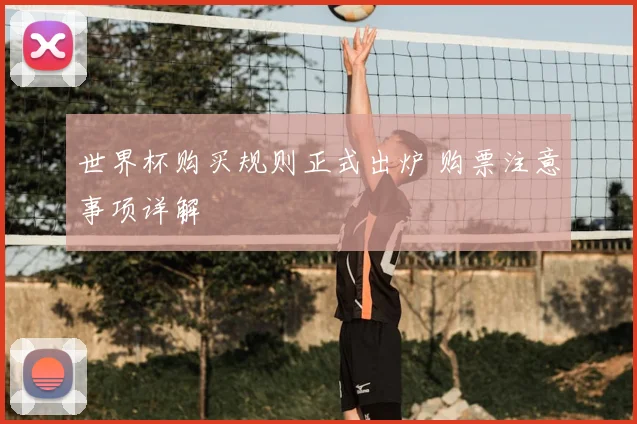 世界杯购买规则正式出炉 购票注意事项详解