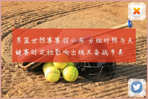 男篮世预赛赛程公布 分组对阵与关键赛时定档影响出线及备战节奏